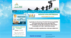 Desktop Screenshot of casadefranciscodeassis.org.br